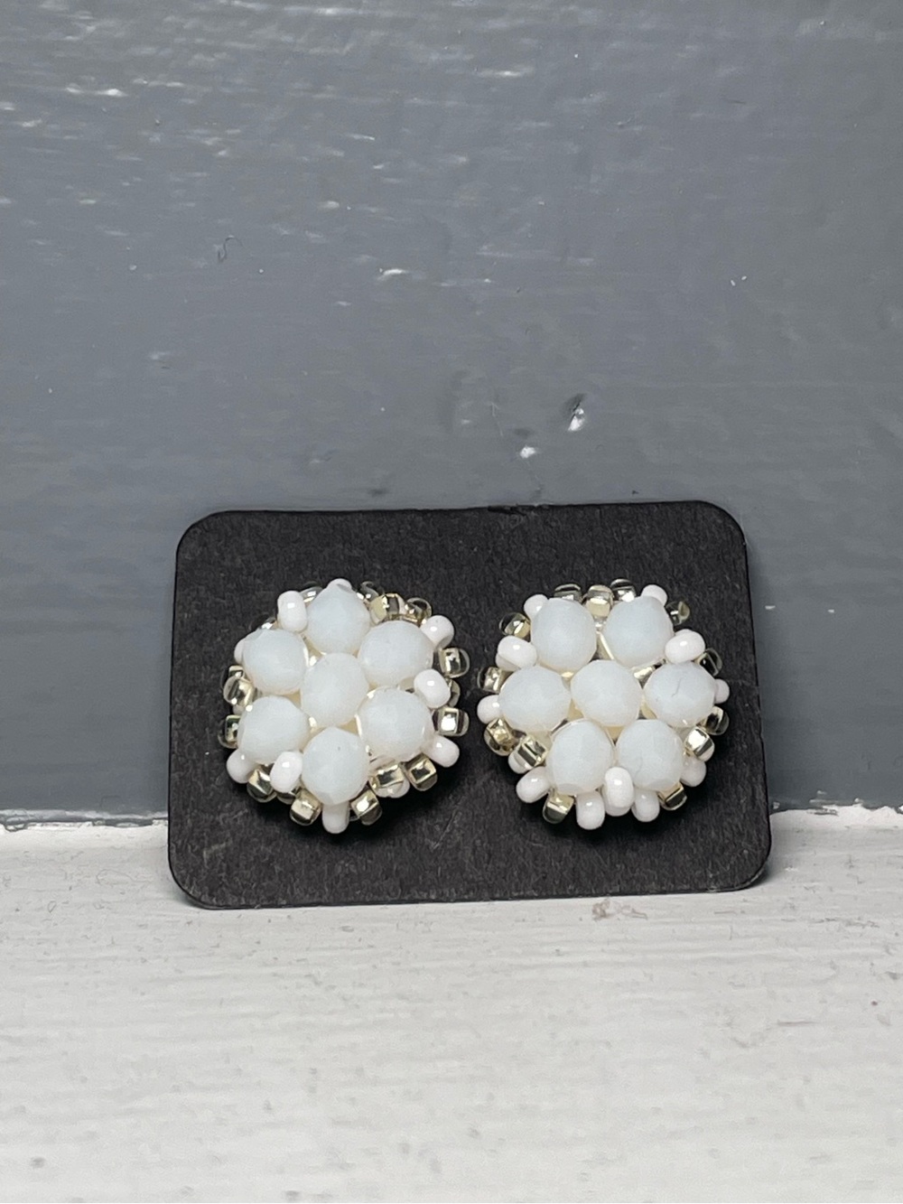 Huichol Beaded Stud Earrings